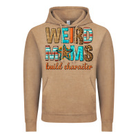 Vintage Coffee weird moms build character Vintage Hoodie - texasbilliewilder