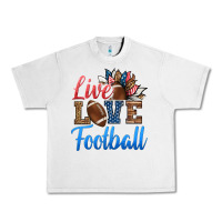 Lunar Rock live love american football Urban Heavy Tee - HRA Design Shop