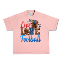 Salmon live love american football Urban Heavy Tee - HRA Design Shop
