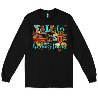 Black fall for jesus he never leaves Long Sleeve Tee - AdoDesignShop