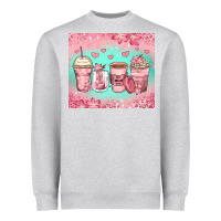 Heather Grey best mom ever coffee cups Heavyweight Sweatshirt - Zillion Design Studio