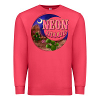 Cardinal neon moon Premium Sweatshirt - NancyCooperArtShop