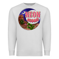 Dove Grey neon moon Premium Sweatshirt - NancyCooperArtShop