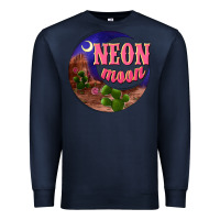 Navy neon moon Premium Sweatshirt - NancyCooperArtShop