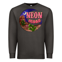 Smoke neon moon Premium Sweatshirt - NancyCooperArtShop