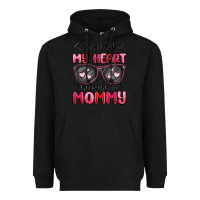 Black sorry ladies my heart belongs to mommy Heavyweight Hoodie - MaliasSmallBusiness
