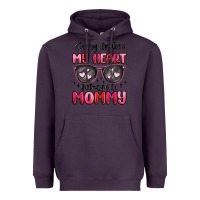 Plum sorry ladies my heart belongs to mommy Heavyweight Hoodie - MaliasSmallBusiness