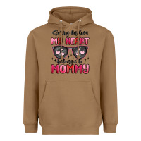 Toasted Coconut sorry ladies my heart belongs to mommy Heavyweight Hoodie - MaliasSmallBusiness