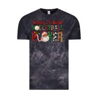 Cloud Black afro santa's favorite volleyball player for christ Vintage Tee - FaDigitalArtStudio