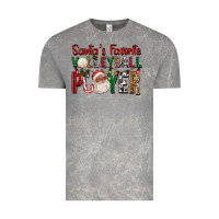 Cloud Rock afro santa's favorite volleyball player for christ Vintage Tee - FaDigitalArtStudio