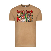Vintage Camel afro santa's favorite volleyball player for christ Vintage Tee - FaDigitalArtStudio
