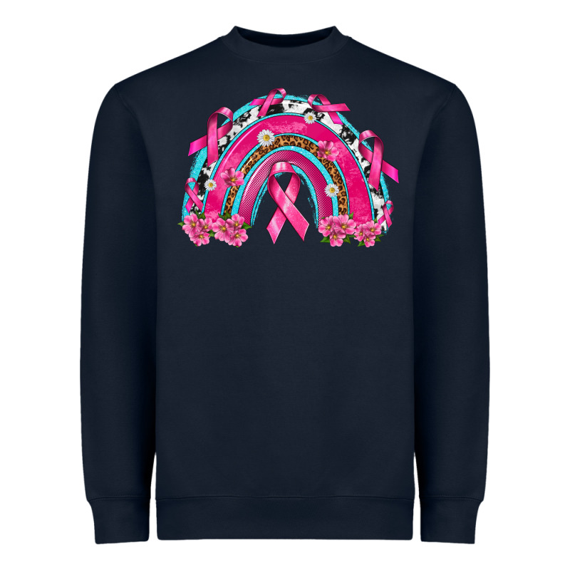 Breast Cancer Rainbow Heavyweight Sweatshirt by texasbilliewilder | Teevron