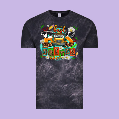 Best Bus Driver Ever Vintage Tee Designed By Adodesignshop
