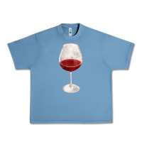 Pebble Blue wine glass fa element Urban Heavy Tee - FaDigitalArtStudio
