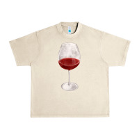Sandshell wine glass fa element Urban Heavy Tee - FaDigitalArtStudio