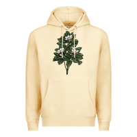 Pina Colada Magnolia Flower Illustrations Premium Hoodie - LillyAllenDesigns