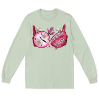 Matcha Hour Breast Cancer Bra Long Sleeve Tee - Artiststas