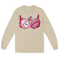 Mushroom Hour Breast Cancer Bra Long Sleeve Tee - Artiststas