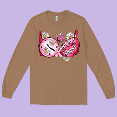 Hour Breast Cancer Bra Long Sleeve Tee Designed By Artiststas