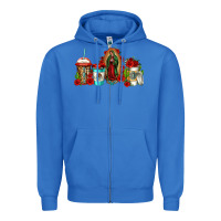 True Royal lady of guadalupe coffee Zipper Hoodie - Jasminsmagicworld