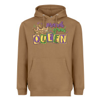 Toasted Coconut mardi gras queen Heavyweight Hoodie - MaliasSmallBusiness