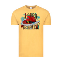 Vintage Mustard happy yeehawliday Vintage Tee - CowhideDigitalArt