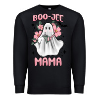 Black boo jee mama Premium Sweatshirt - MaliasSmallBusiness