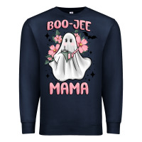 Navy boo jee mama Premium Sweatshirt - MaliasSmallBusiness