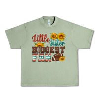Oil Green little sister biggest fan american football Urban Heavy Tee - HRA Design Shop