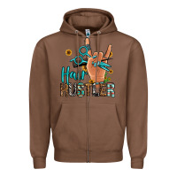 Chestnut hair hustler Zipper Hoodie - Jasminsmagicworld