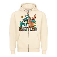 Hair Hustler Zipper Hoodie | Teevron