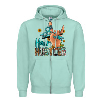 Seafoam hair hustler Zipper Hoodie - Jasminsmagicworld