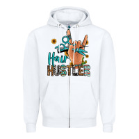 White hair hustler Zipper Hoodie - Jasminsmagicworld