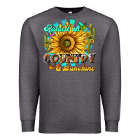 Charcoal Heather raised on country  sunshine Premium Sweatshirt - NancyCooperArtShop