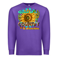 Purple raised on country  sunshine Premium Sweatshirt - NancyCooperArtShop