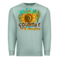 Seafoam raised on country  sunshine Premium Sweatshirt - NancyCooperArtShop
