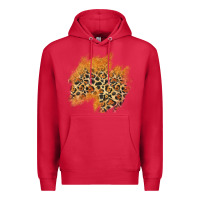 Cardinal leopard glitter patch Premium Hoodie - AdoDesignShop