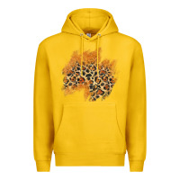 Lemon leopard glitter patch Premium Hoodie - AdoDesignShop