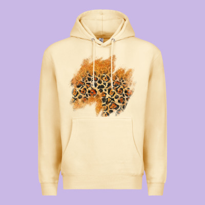 Leopard Glitter Patch Premium Hoodie Designed By Adodesignshop
