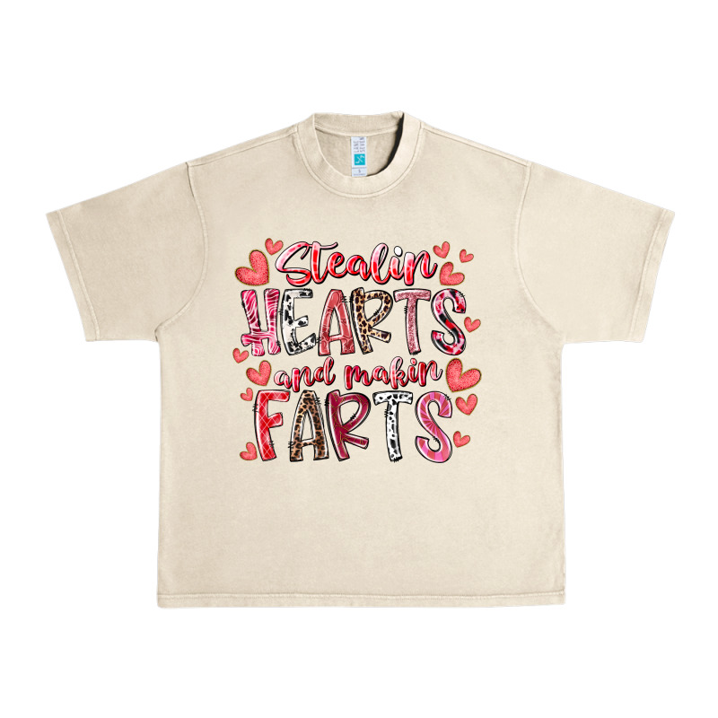 Stealin Hearts And Makin Farts Urban Heavy Tee by RacoonDesign | Teevron