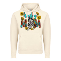 Vintage Artic western alaskan husky mom Vintage Hoodie - texasbilliewilder