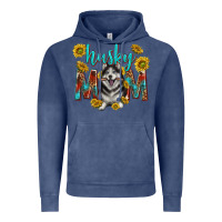 Vintage Denim western alaskan husky mom Vintage Hoodie - texasbilliewilder