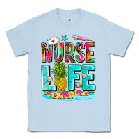 Dusty Blue nurse life summer Classic Tee - AdoDesignShop