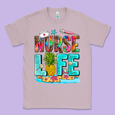 Nurse Life Summer Classic Tee Designed By Adodesignshop