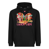Black cupids favorite lunch lady Heavyweight Hoodie - MaliasSmallBusiness