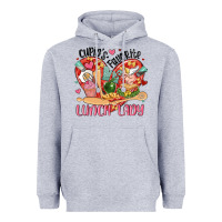 Heather Grey cupids favorite lunch lady Heavyweight Hoodie - MaliasSmallBusiness