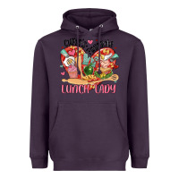 Plum cupids favorite lunch lady Heavyweight Hoodie - MaliasSmallBusiness