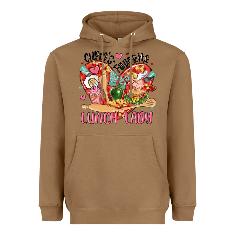 Cupids Favorite Lunch Lady Heavyweight Hoodie by MaliasSmallBusiness | Teevron