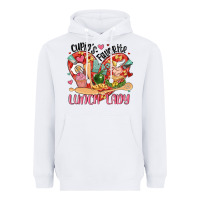 White cupids favorite lunch lady Heavyweight Hoodie - MaliasSmallBusiness