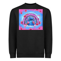 Black stitch rainbow Heavyweight Sweatshirt - Zillion Design Studio